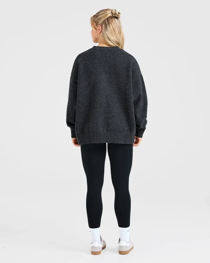 Varsity Oversize-Strickpullover