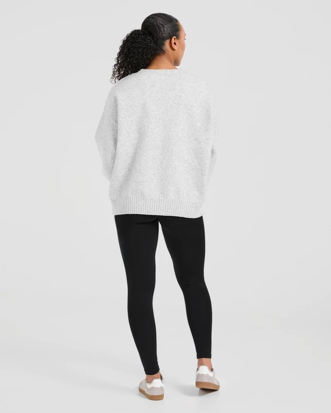Varsity Oversize-Strickpullover