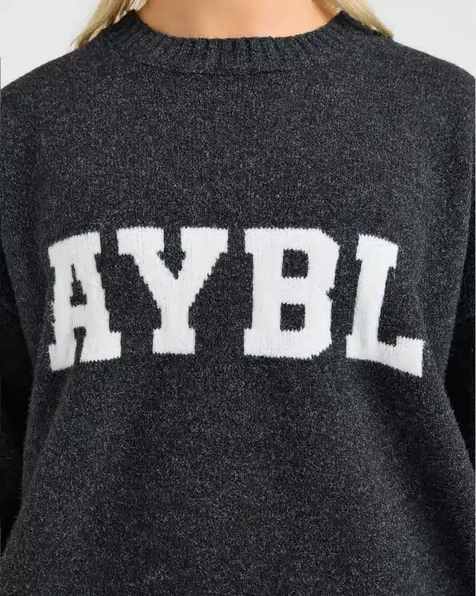 Varsity Oversize-Strickpullover