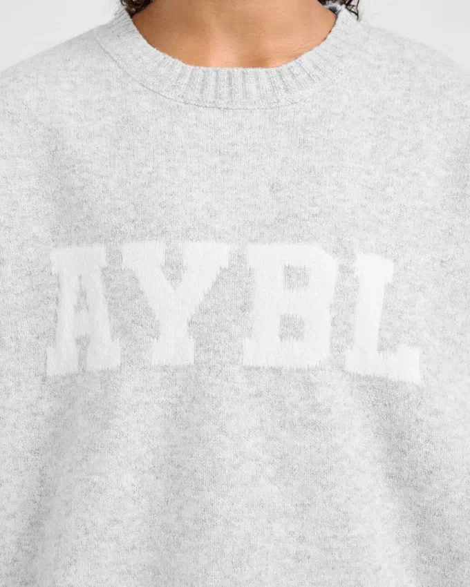 Varsity Oversize-Strickpullover