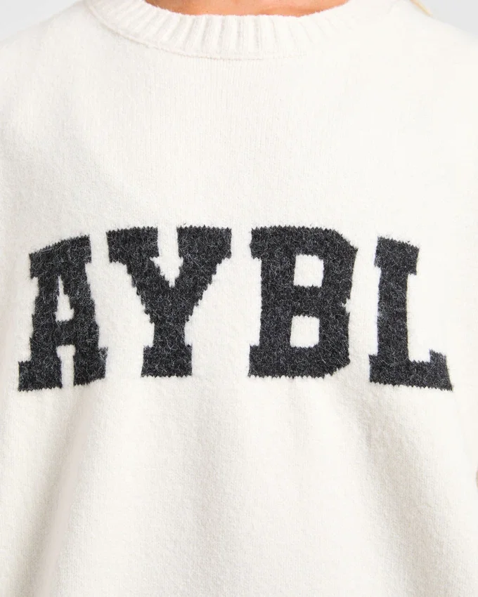 Varsity Oversize-Strickpullover