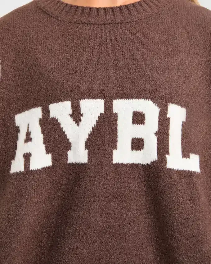 Varsity Oversize-Strickpullover