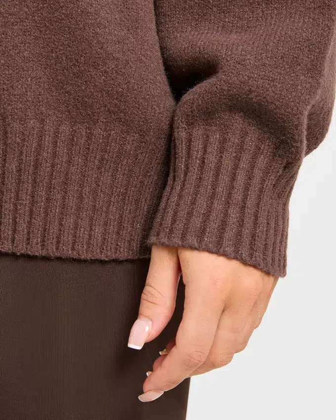 Varsity Oversize-Strickpullover