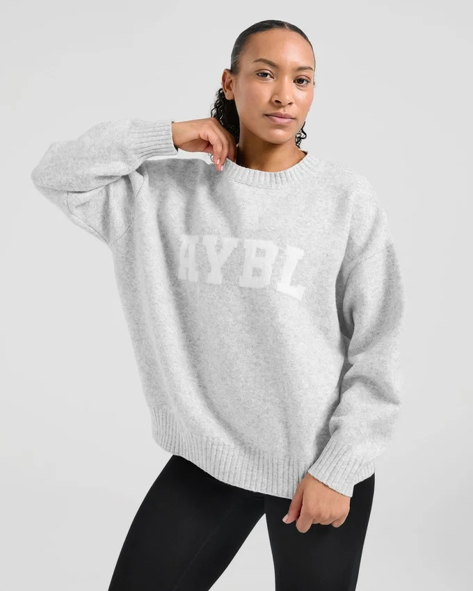 Varsity Oversize-Strickpullover