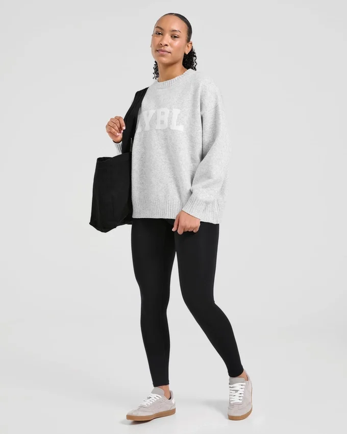 Varsity Oversize-Strickpullover