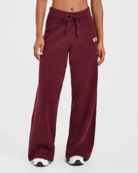 Varsity Oversized-Jogginghose aus Strick