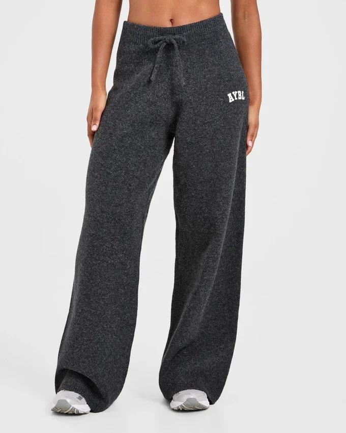 Varsity Oversized-Jogginghose aus Strick