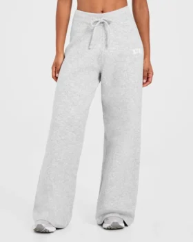 Varsity Oversized-Jogginghose aus Strick