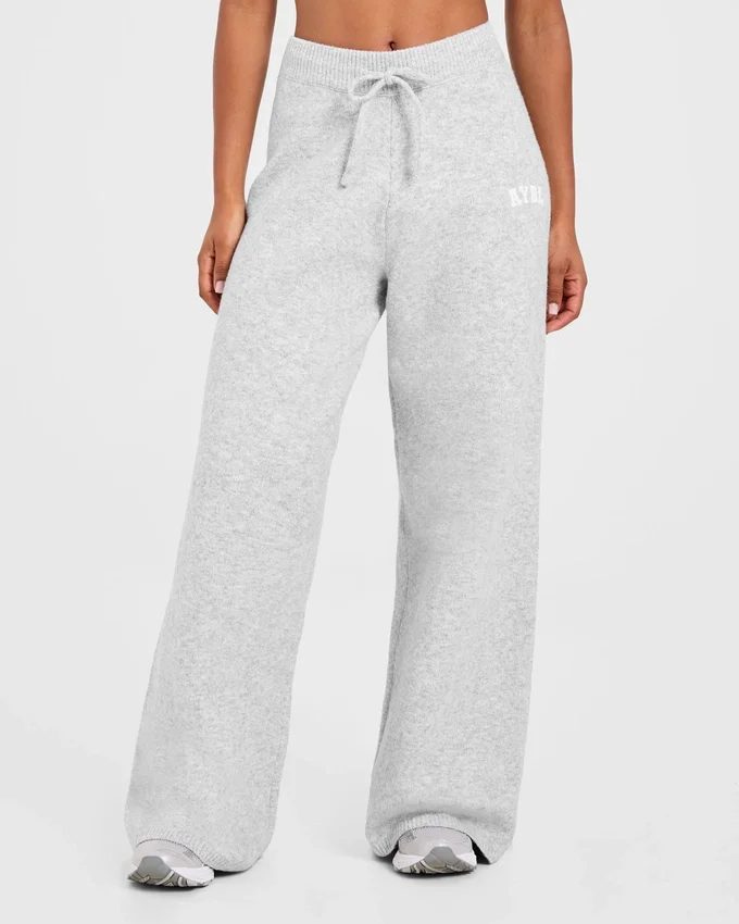 Varsity Oversized-Jogginghose aus Strick