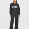 Varsity Oversized-Jogginghose aus Strick