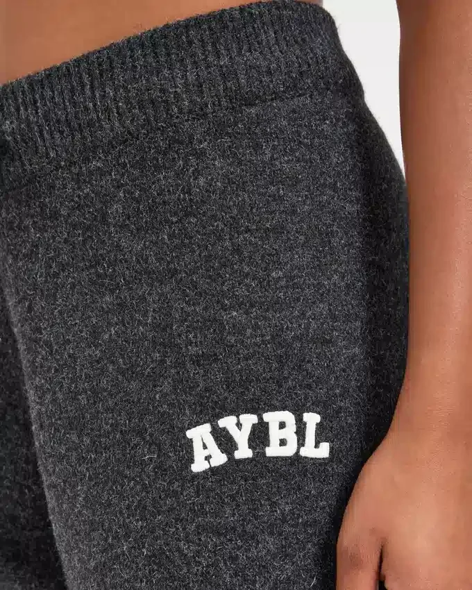 Varsity Oversized-Jogginghose aus Strick
