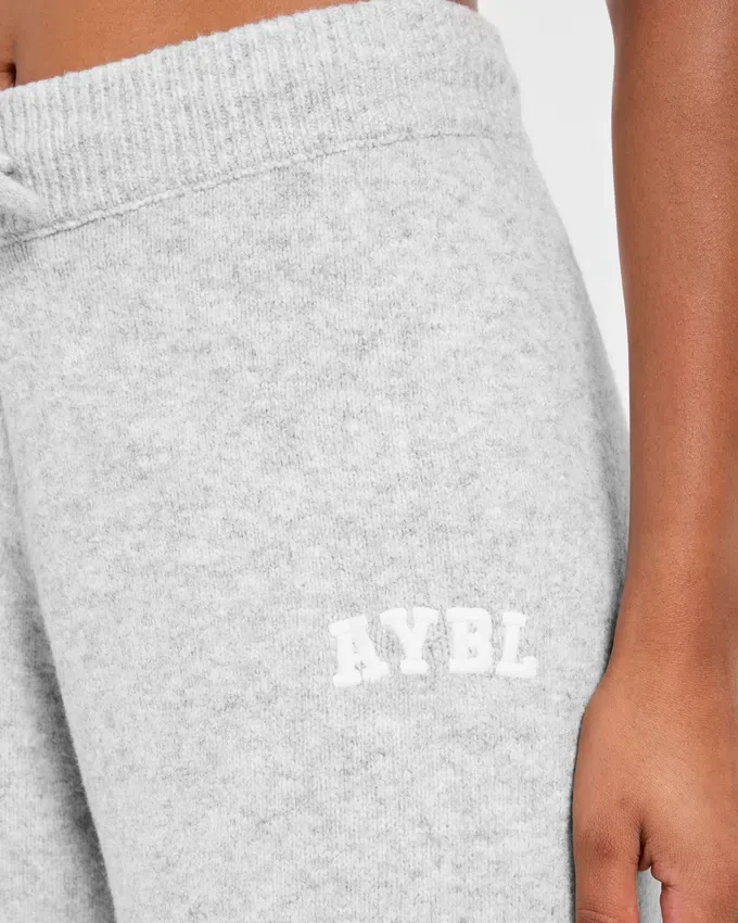 Varsity Oversized-Jogginghose aus Strick