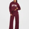Varsity Oversized-Jogginghose aus Strick