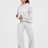 Varsity Oversized-Jogginghose aus Strick
