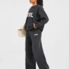 Varsity Oversized-Jogginghose aus Strick
