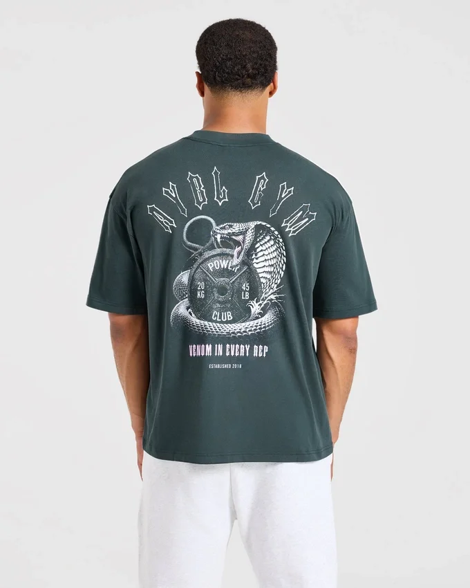 „Venom In Every Rep“ Oversize-T-Shirt