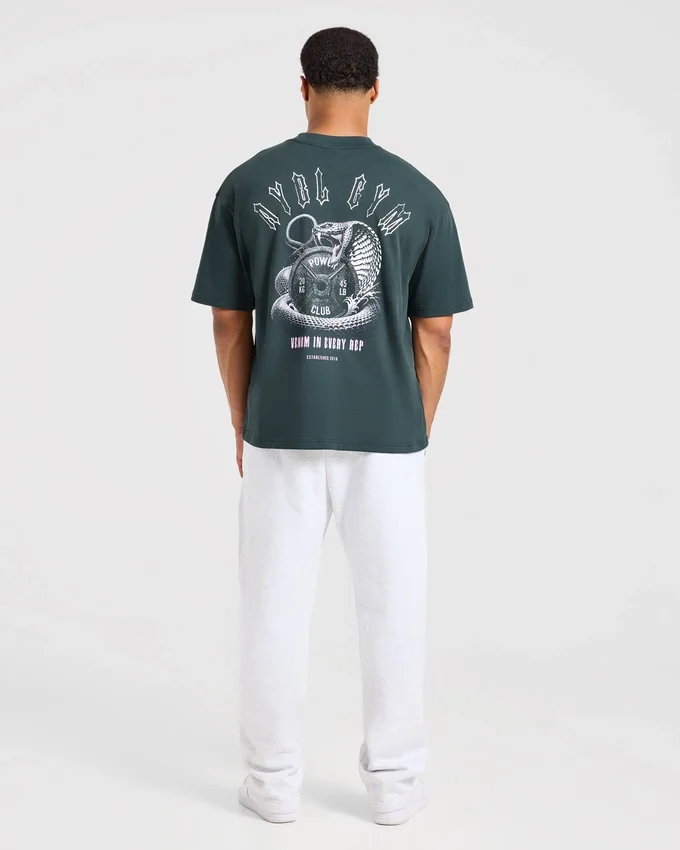 „Venom In Every Rep“ Oversize-T-Shirt