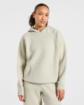 Weicher, übergroßer Strick-Hoodie