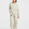 Weicher, übergroßer Strick-Hoodie