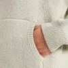 Weicher, übergroßer Strick-Hoodie
