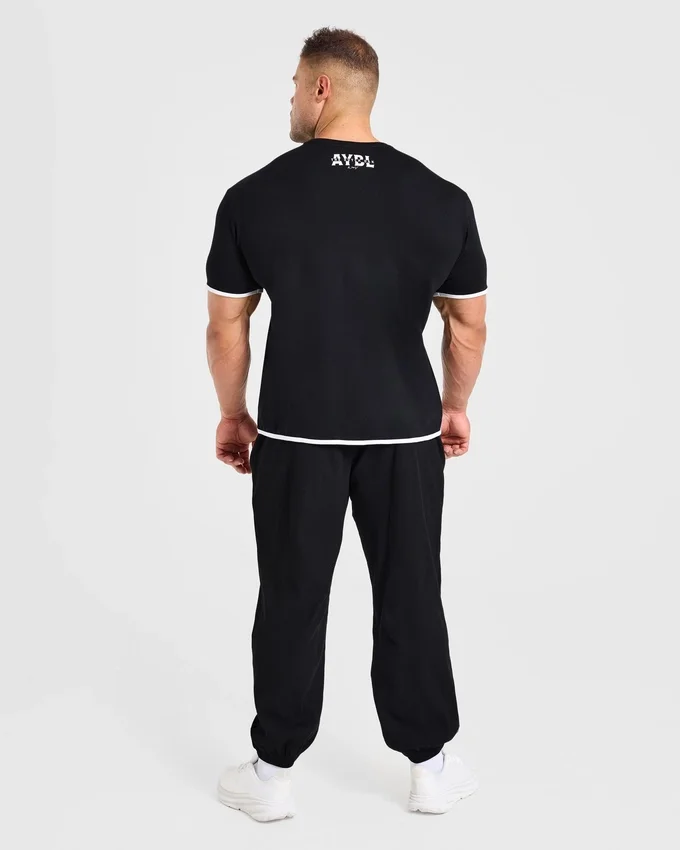 Wesley Vissers x Oversized-Jogginghose mit Rippbündchen