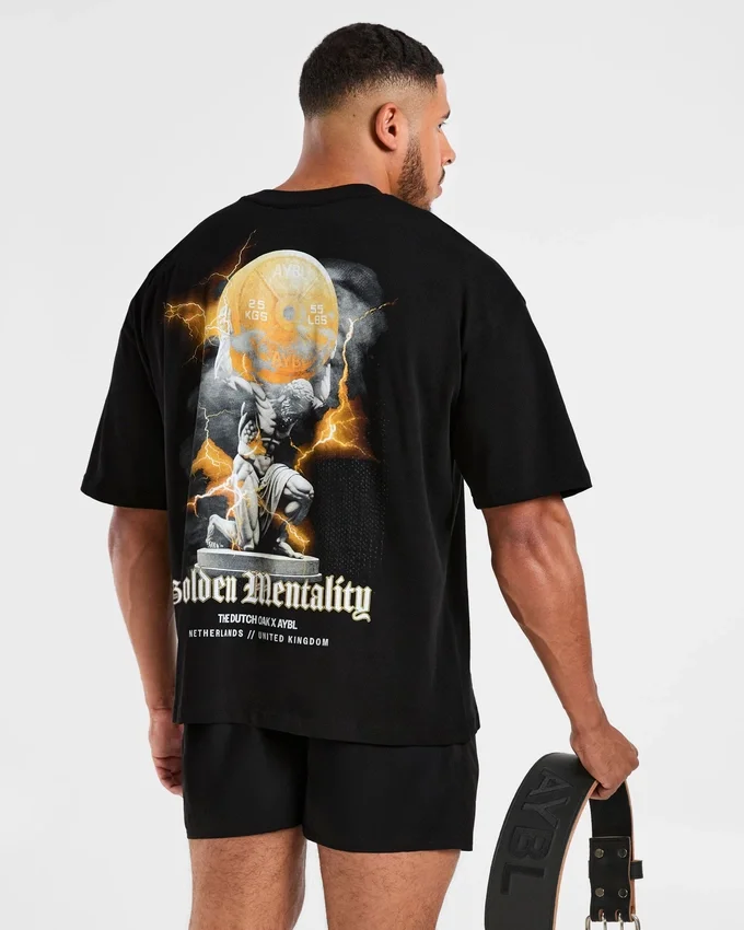 Wesley Vissers x Golden Mentality Oversize-T-Shirt
