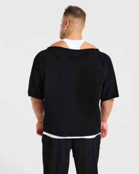 Wesley Vissers x Old School T-Shirt mit weitem Ausschnitt