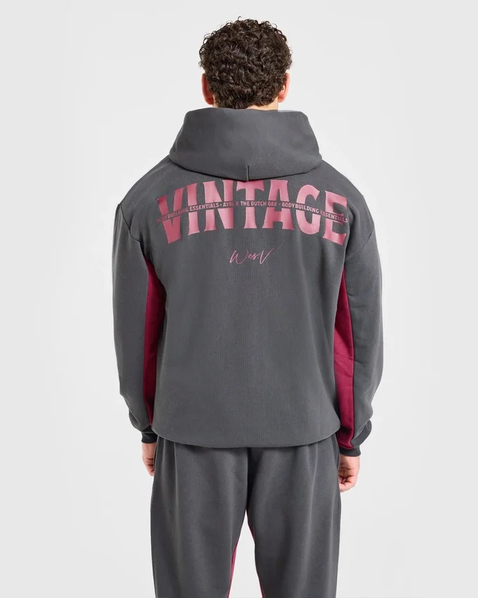 Wesley Vissers x Oversized-Hoodie mit Reißverschluss