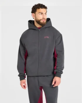 Wesley Vissers x Oversized-Hoodie mit Reißverschluss