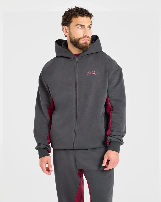 Wesley Vissers x Oversized-Hoodie mit Reißverschluss
