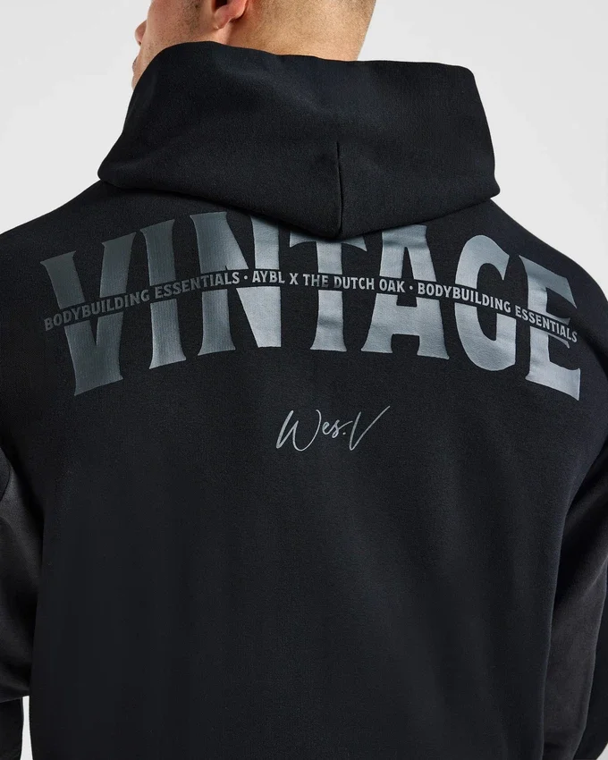Wesley Vissers x Oversized-Hoodie mit Reißverschluss