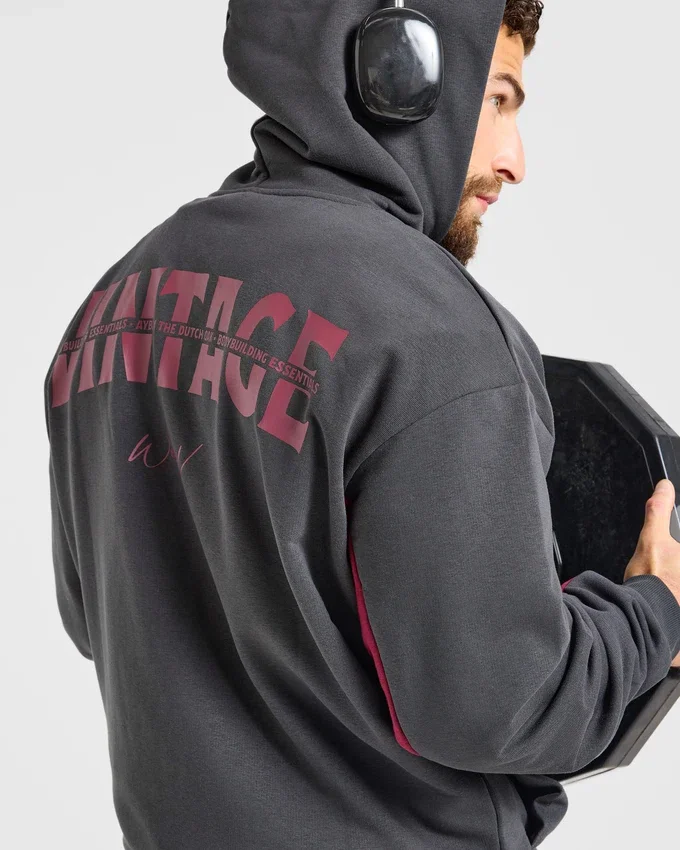 Wesley Vissers x Oversized-Hoodie mit Reißverschluss