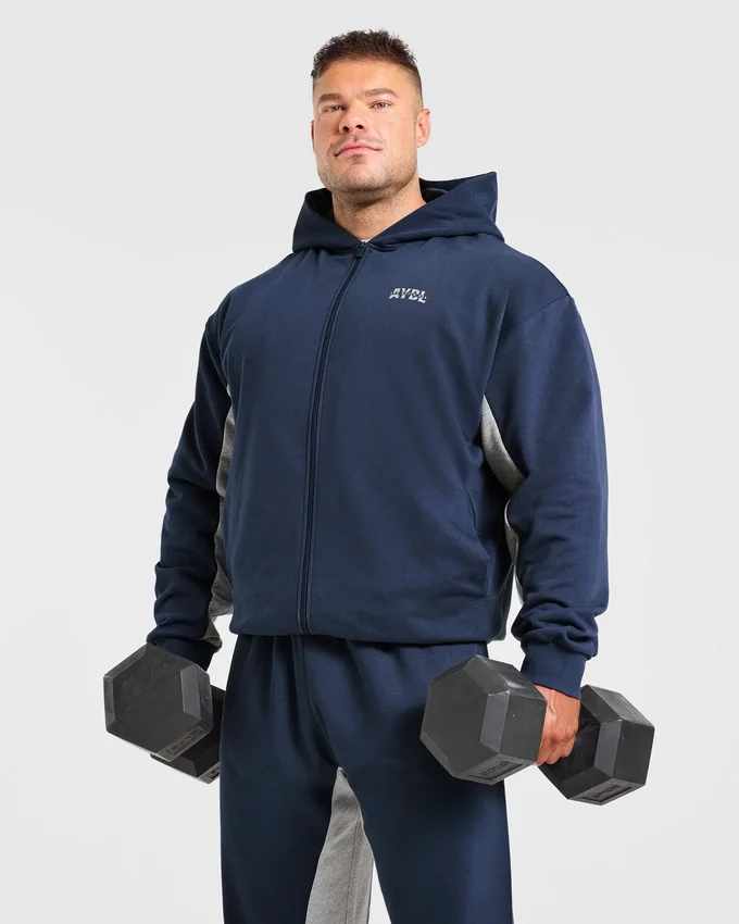 Wesley Vissers x Oversized-Hoodie mit Reißverschluss