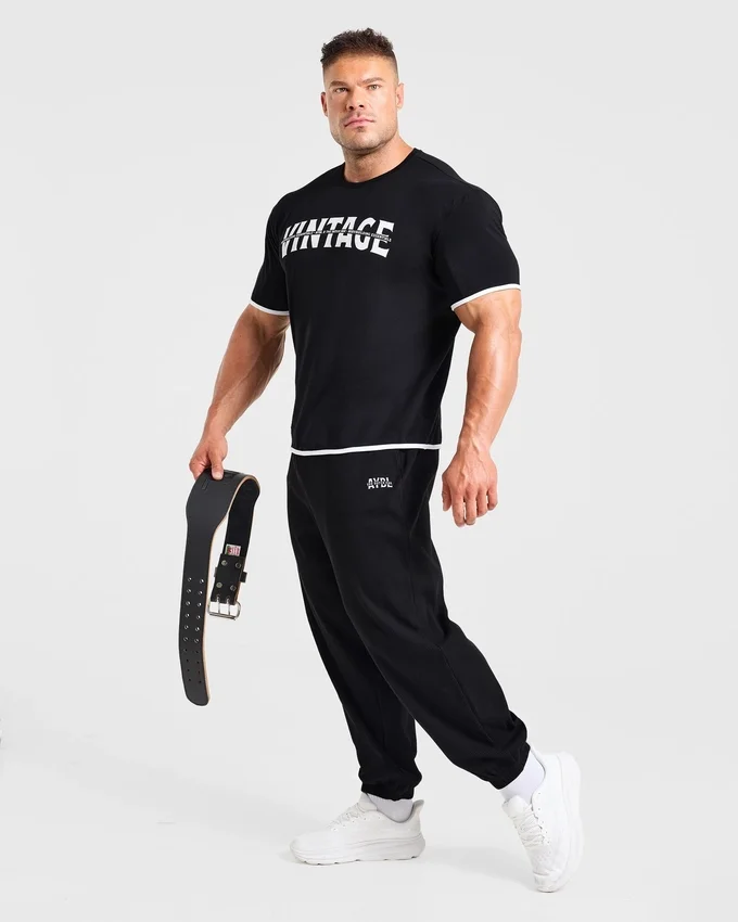 Wesley Vissers x Oversized-Jogginghose mit Rippbündchen