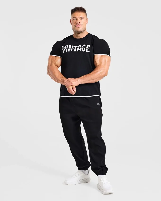 Wesley Vissers x Oversized-Jogginghose mit Rippbündchen
